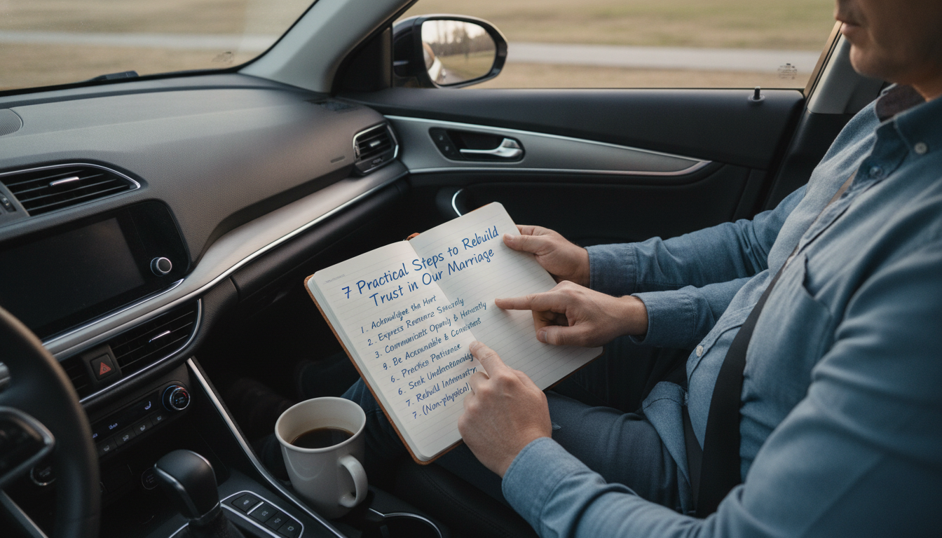 7 Practical Steps to Rebuild Trust in Your Marriage